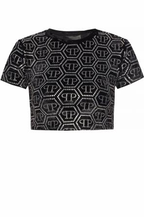Crystal-embellished cropped top, zdjęcie 1 Crystal-embellished cropped top od Philipp Plein